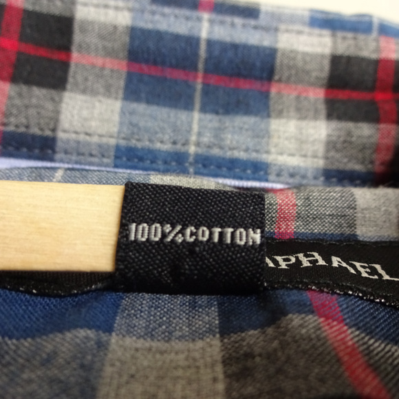 Triscots St Raphael Medium Button Down Plaid - Picture 3 of 7